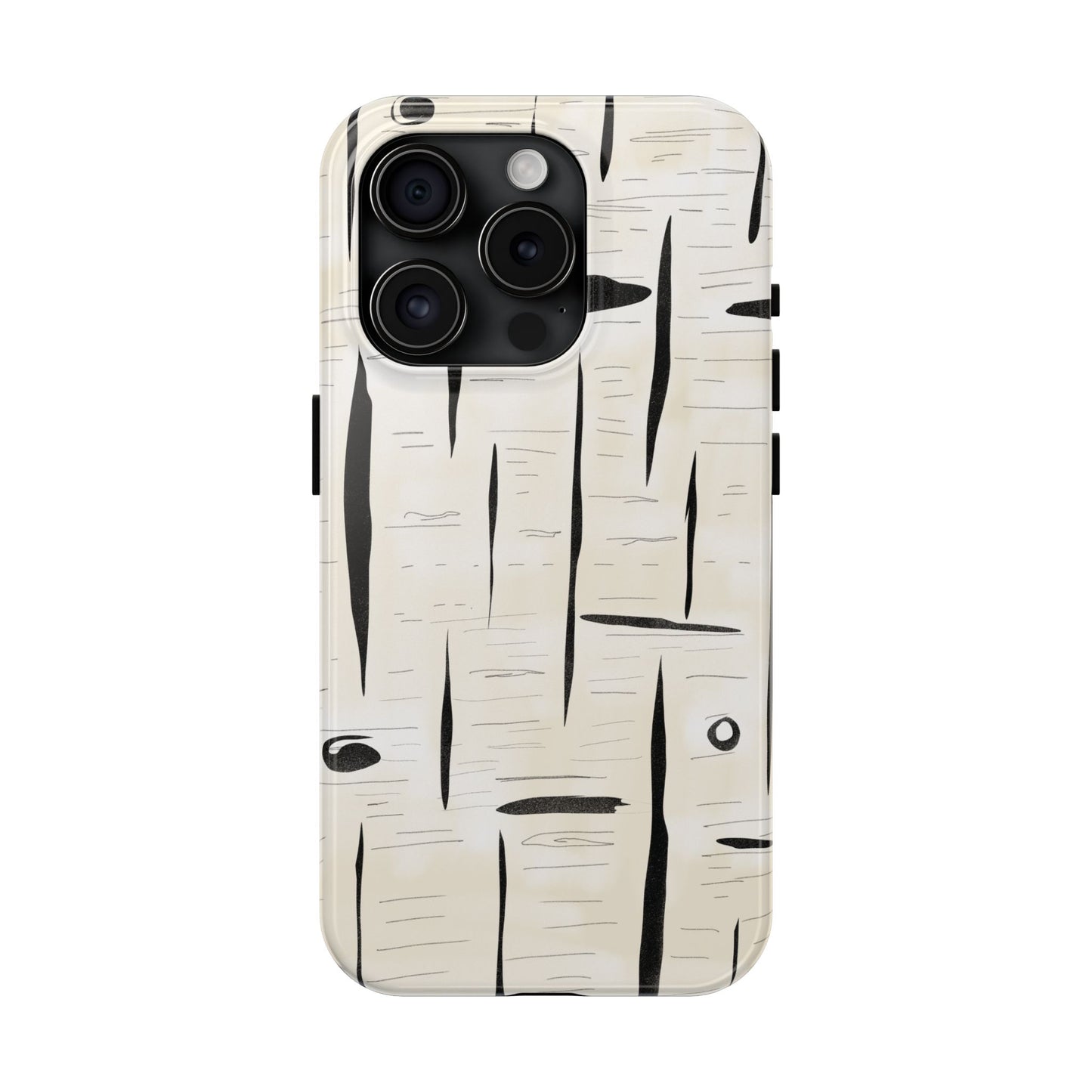 The Birch Study for Phone Case by Kempain-iPhone 15 Pro-