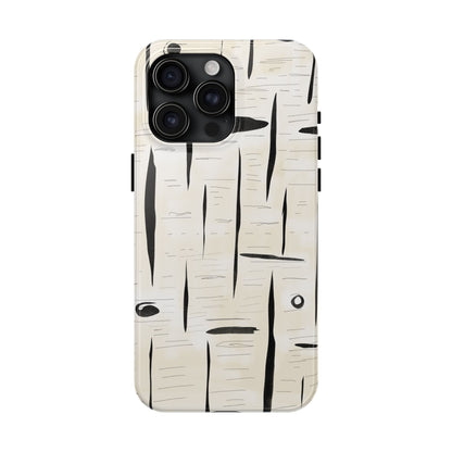 The Birch Study for Phone Case by Kempain-iPhone 15 Pro Max-