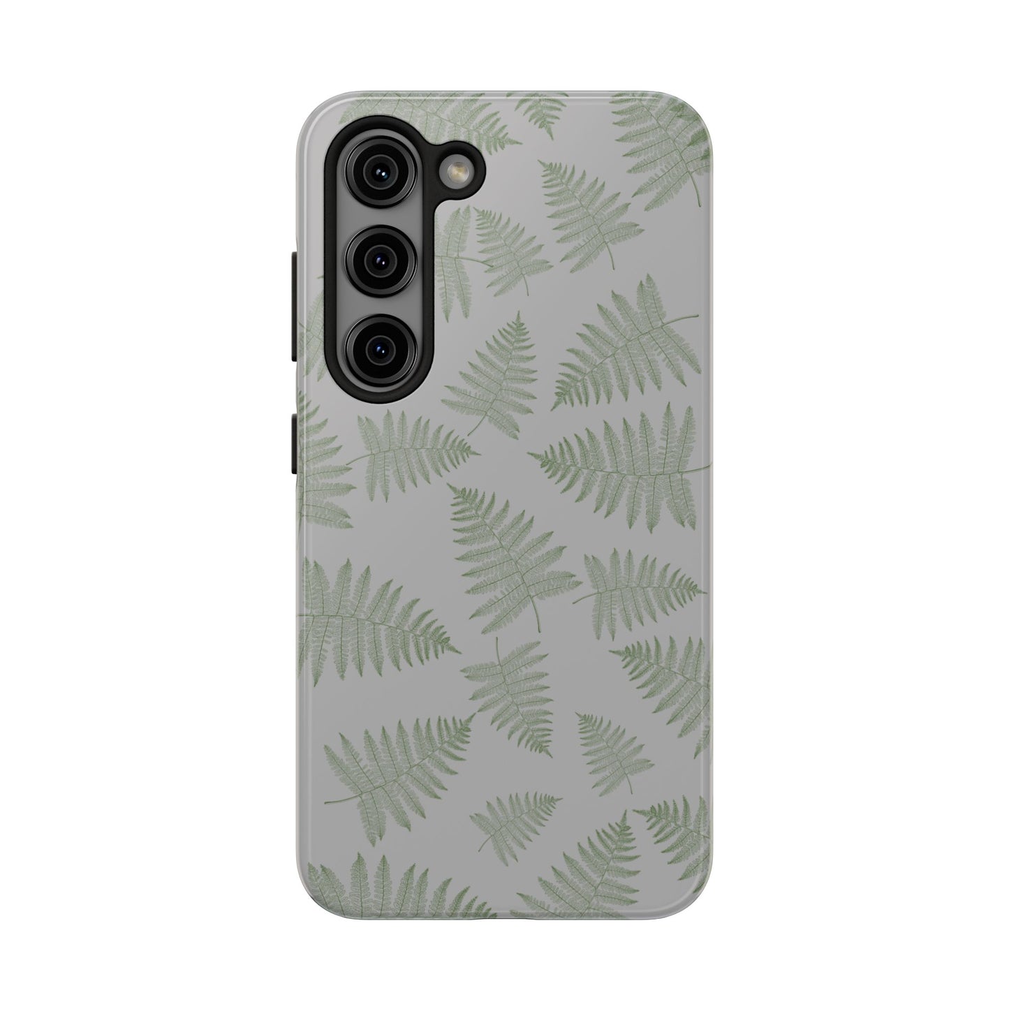 The Bracken Phone Case featuring illustrated fern pattern by Kempain-Samsung Galaxy S23.