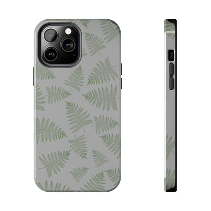 The Bracken Phone Case featuring illustrated fern pattern by Kempain-iPhone 13 Pro Max.