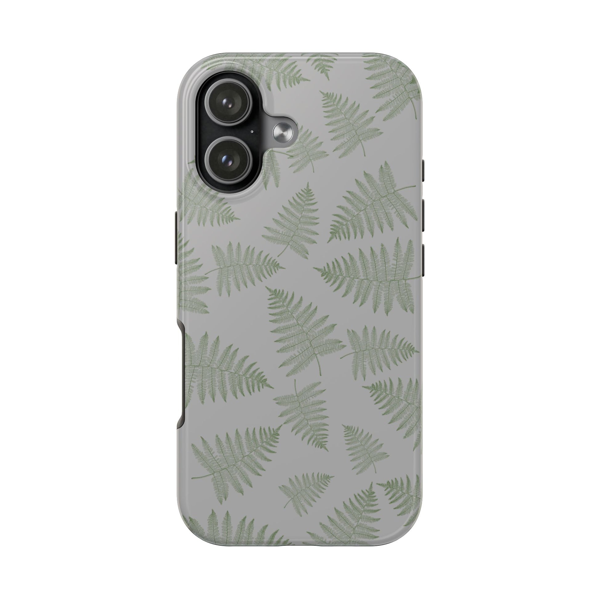 The Bracken Phone Case featuring illustrated fern pattern by Kempain-iPhone 17.