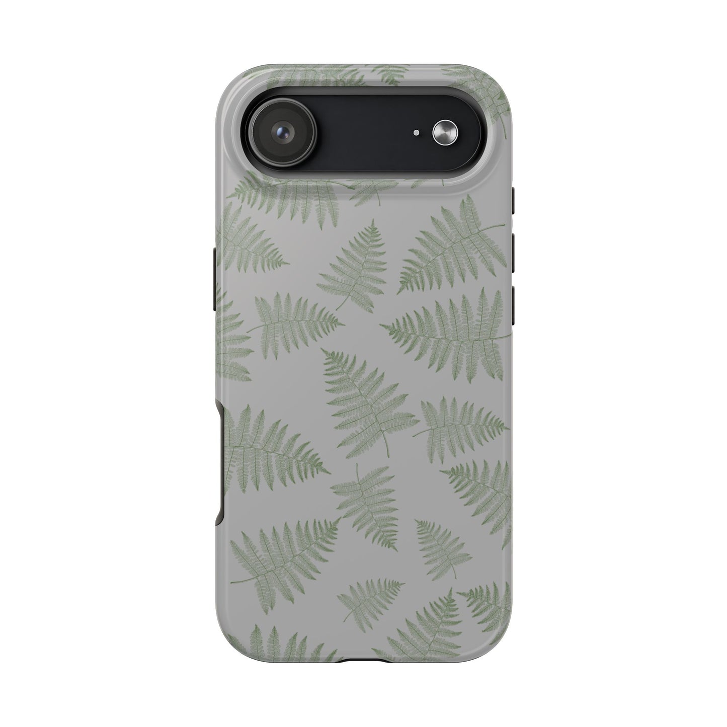 The Bracken Phone Case featuring illustrated fern pattern by Kempain-iPhone 17 Air.