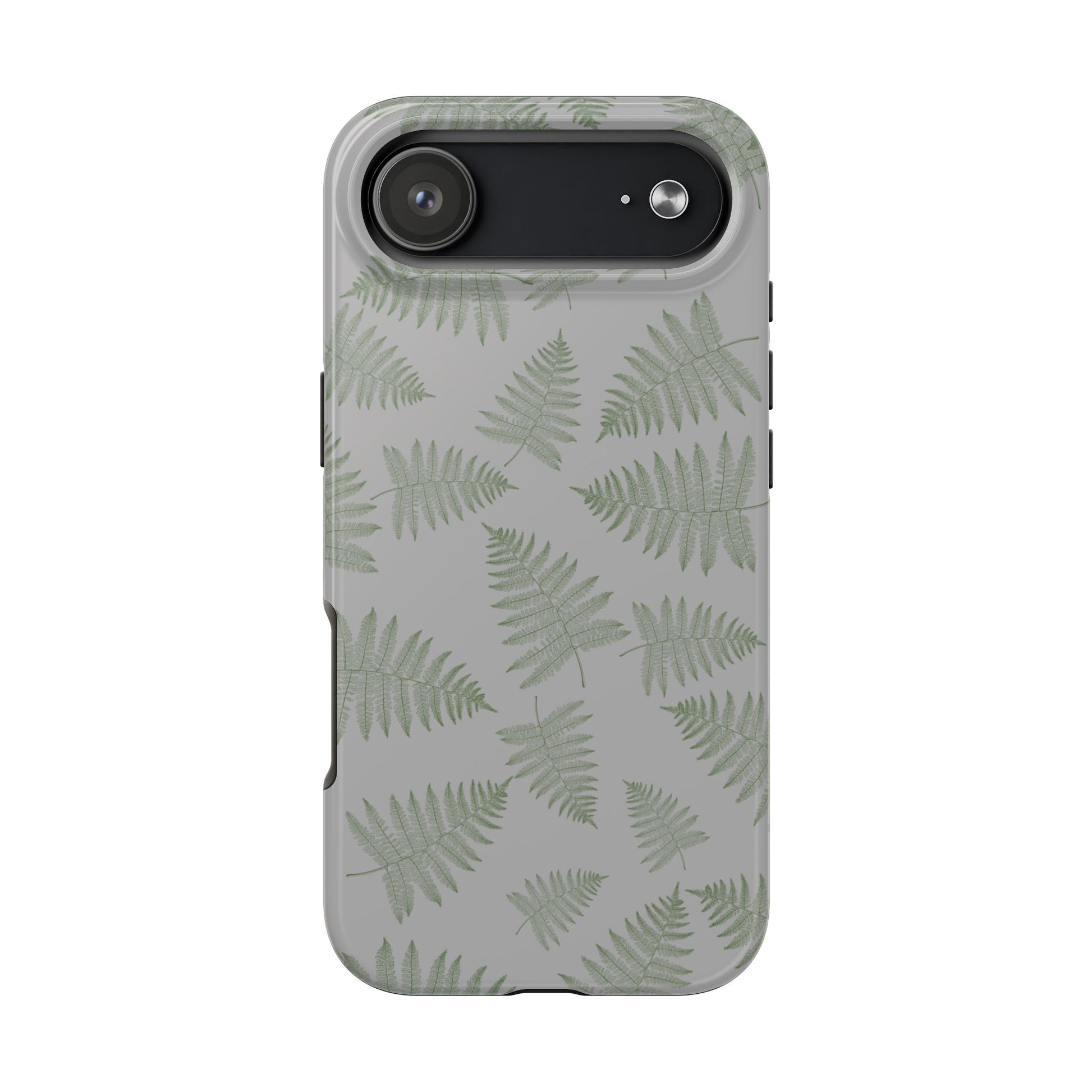 The Bracken Phone Case featuring illustrated fern pattern by Kempain-iPhone 17 Air.