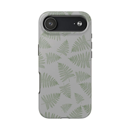 The Bracken Phone Case featuring illustrated fern pattern by Kempain-iPhone 17 Air.