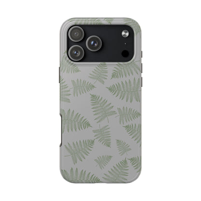 The Bracken Phone Case featuring illustrated fern pattern by Kempain-iPhone 17 Pro Max.