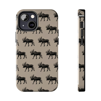 The Bull Moose pattern design Phone Case by Kempain-iPhone 13 Mini