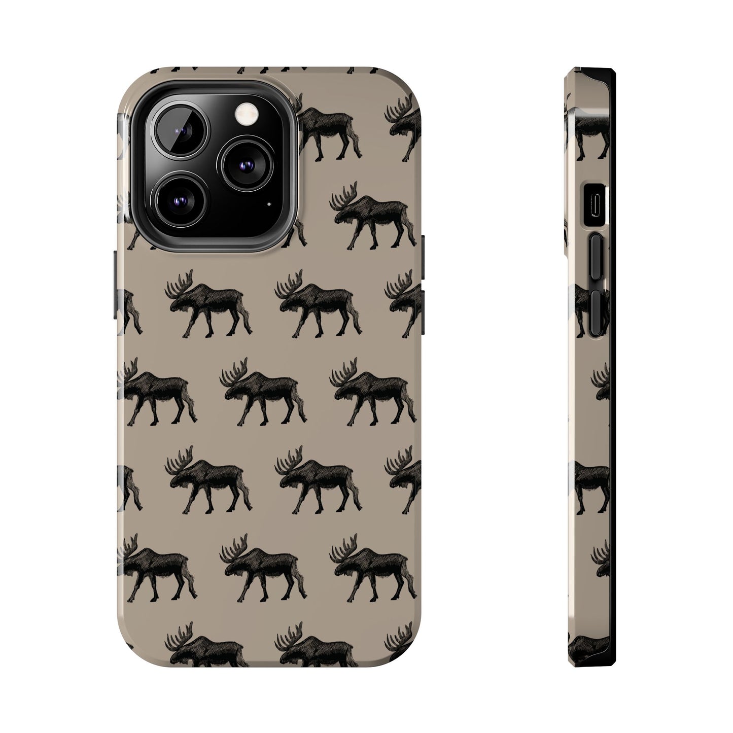 The Bull Moose pattern design Phone Case by Kempain-iPhone 13 Pro