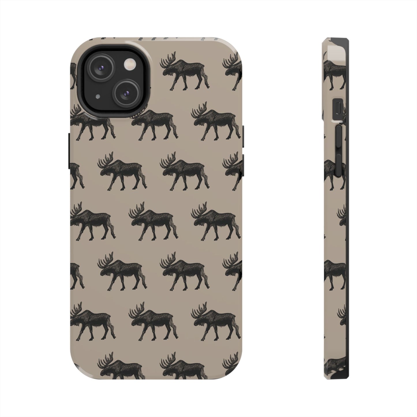 The Bull Moose pattern design Phone Case by Kempain-iPhone 14 Plus