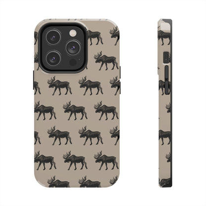The Bull Moose pattern design Phone Case by Kempain-iPhone 14 Pro