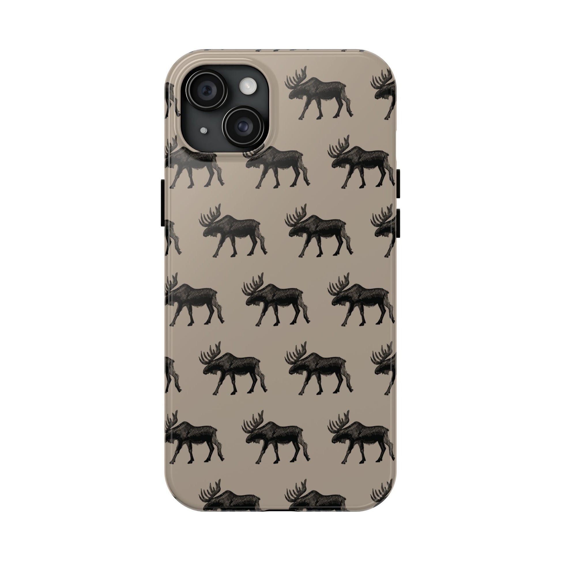 The Bull Moose pattern design Phone Case by Kempain-iPhone 15 Plus