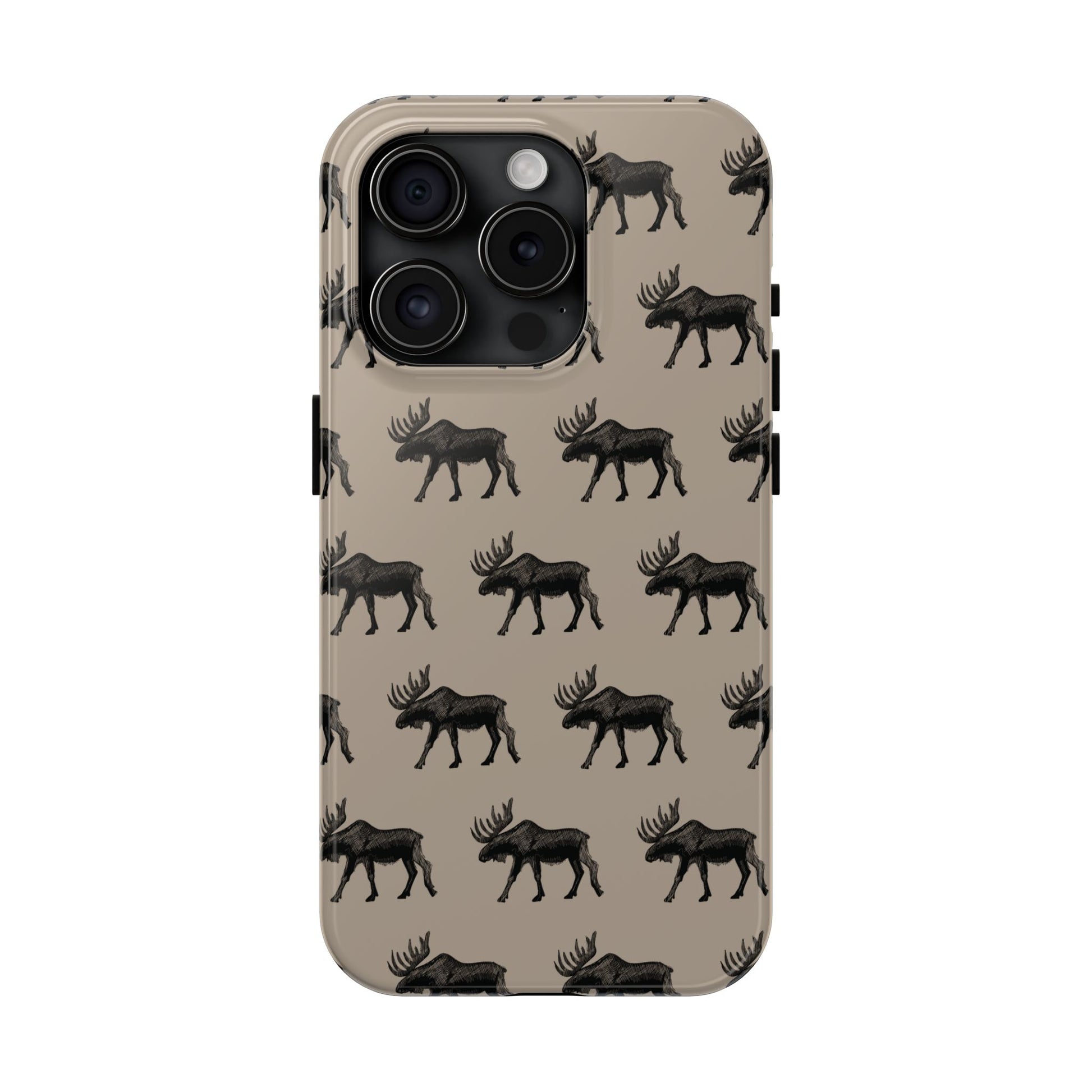 The Bull Moose pattern design Phone Case by Kempain-iPhone 15 Pro