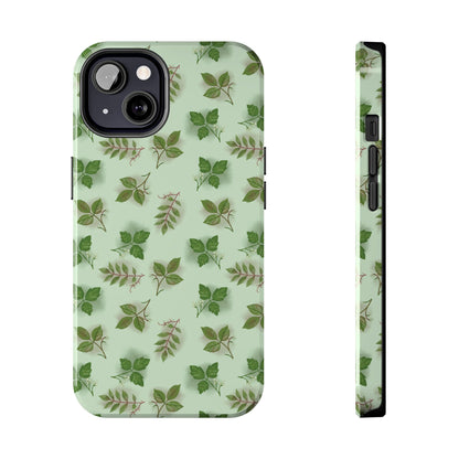 The Field Guide for Phone Case featuring poison ivy, poison oak, and poison sumac pattern by Kempain-iPhone 13-