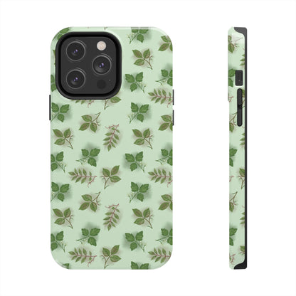 The Field Guide for Phone Case featuring poison ivy, poison oak, and poison sumac pattern by Kempain-iPhone 14 Pro Max-