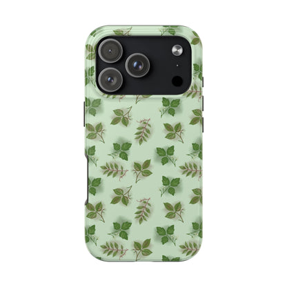 The Field Guide for Phone Case featuring poison ivy, poison oak, and poison sumac pattern by Kempain-iPhone 17 Pro-