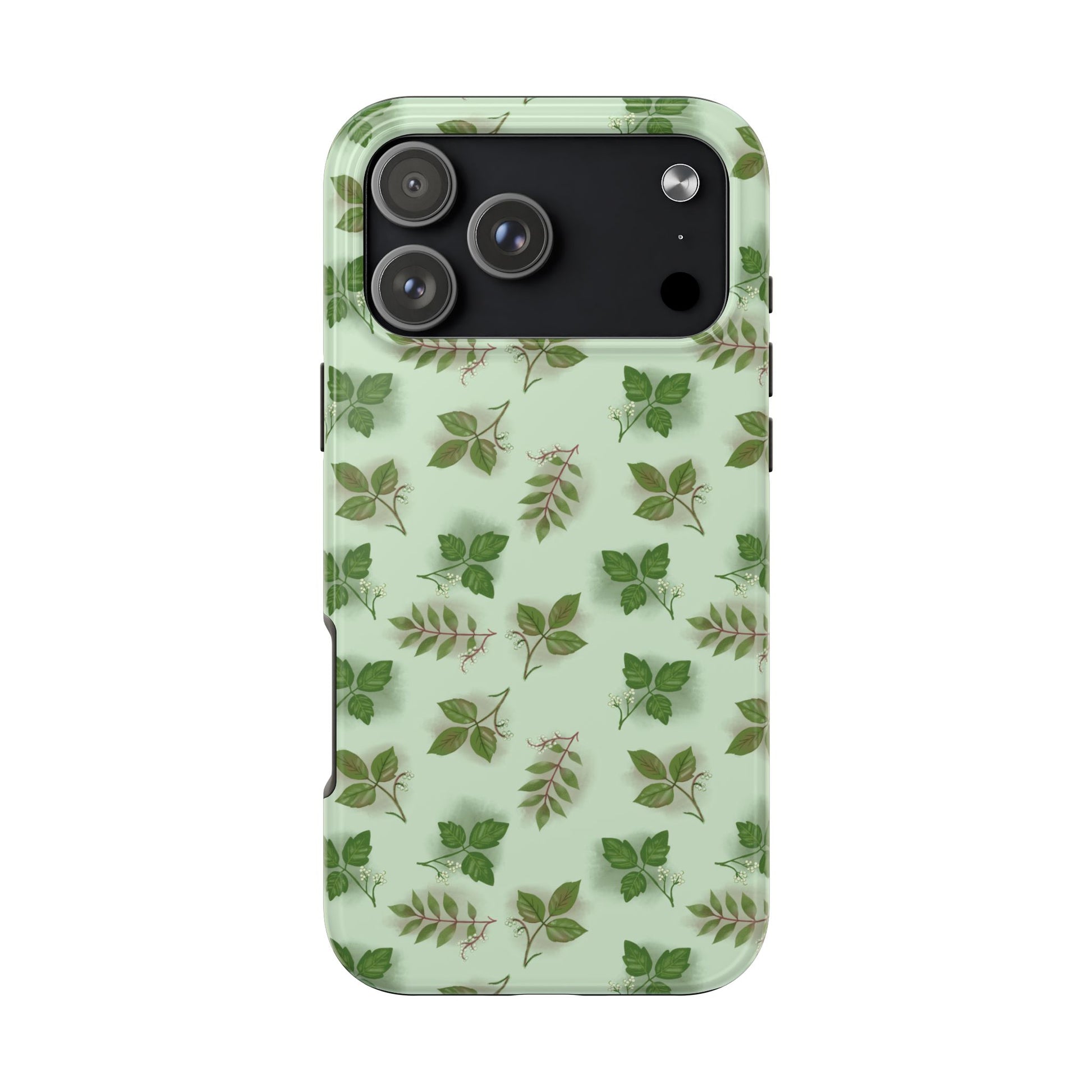 The Field Guide for Phone Case featuring poison ivy, poison oak, and poison sumac pattern by Kempain-iPhone 17 Pro Max-