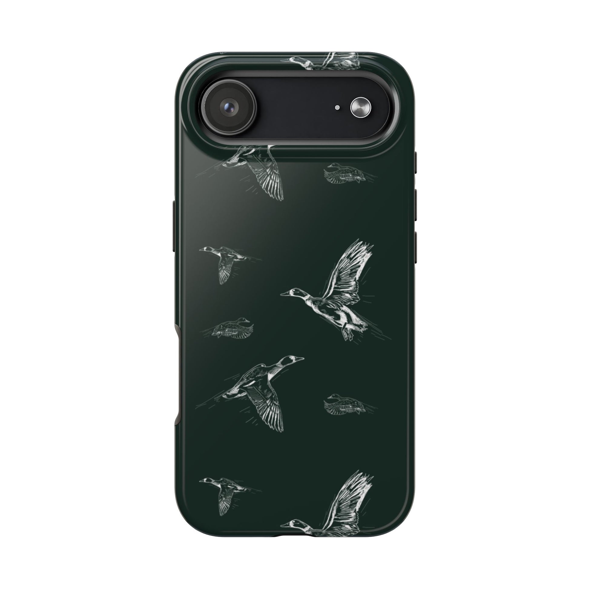 The Flyway Study flying ducks waterfowl pattern design for Phone Case by Kempain-iPhone 17 Air-