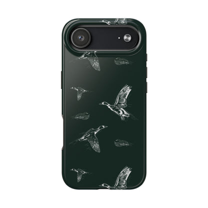 The Flyway Study flying ducks waterfowl pattern design for Phone Case by Kempain-iPhone 17 Air-