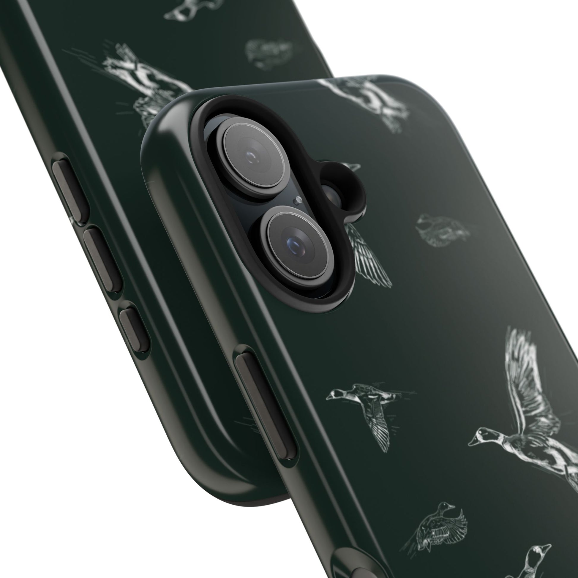 The Flyway Study flying ducks waterfowl pattern design for Phone Case by Kempain-