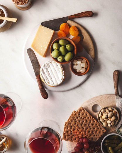 The Hand-Forged Cheese Knife Set | Stainless Steel & Hardwood by Farmhouse Pottery