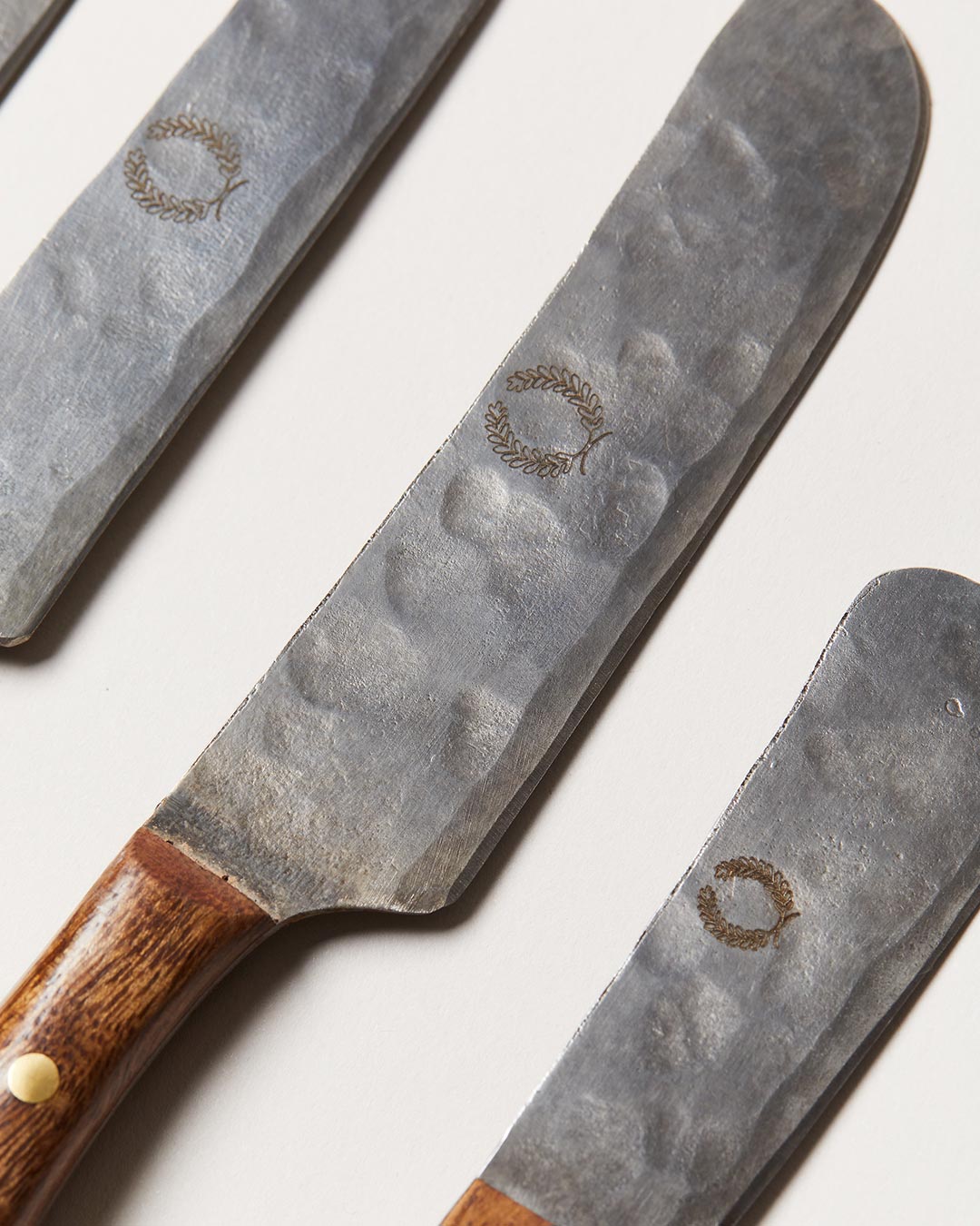 The Hand-Forged Cheese Knife Set | Stainless Steel & Hardwood by Farmhouse Pottery