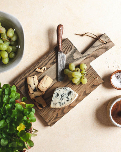 The Hand-Forged Cheese Knife Set | Stainless Steel & Hardwood by Farmhouse Pottery