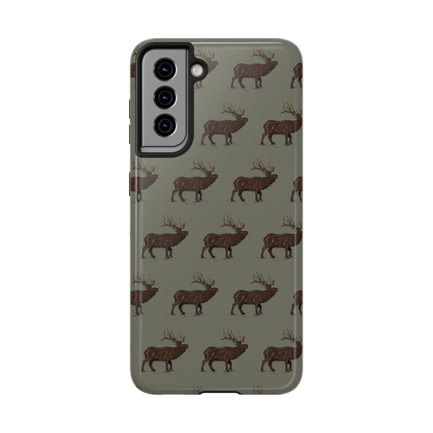 The High Country Elk pattern design for Phone Case by Kempain-Samsung Galaxy S21-