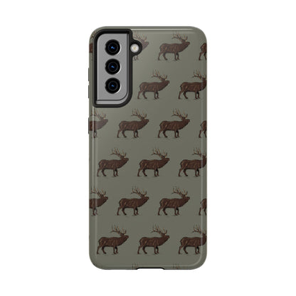 The High Country Elk pattern design for Phone Case by Kempain-Samsung Galaxy S21-