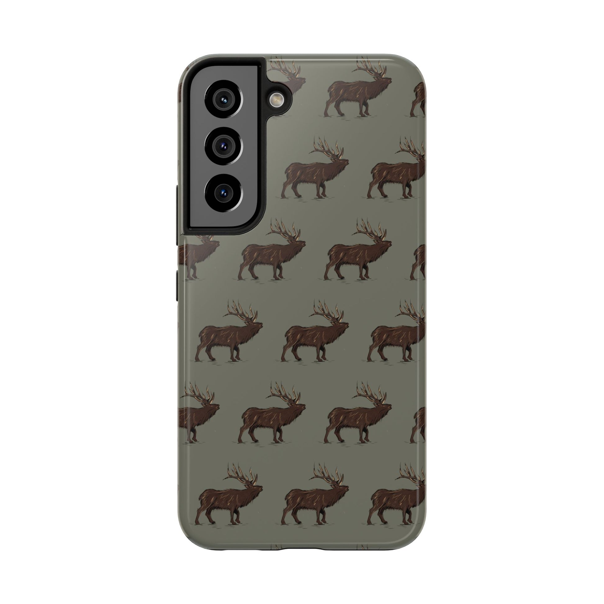 The High Country Elk pattern design for Phone Case by Kempain-Samsung Galaxy S22-