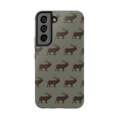 The High Country Elk pattern design for Phone Case by Kempain-Samsung Galaxy S22-