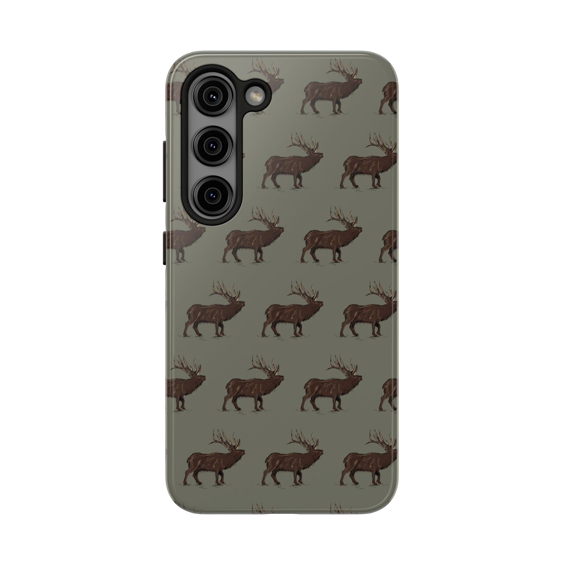 The High Country Elk pattern design for Phone Case by Kempain-Samsung Galaxy S23-