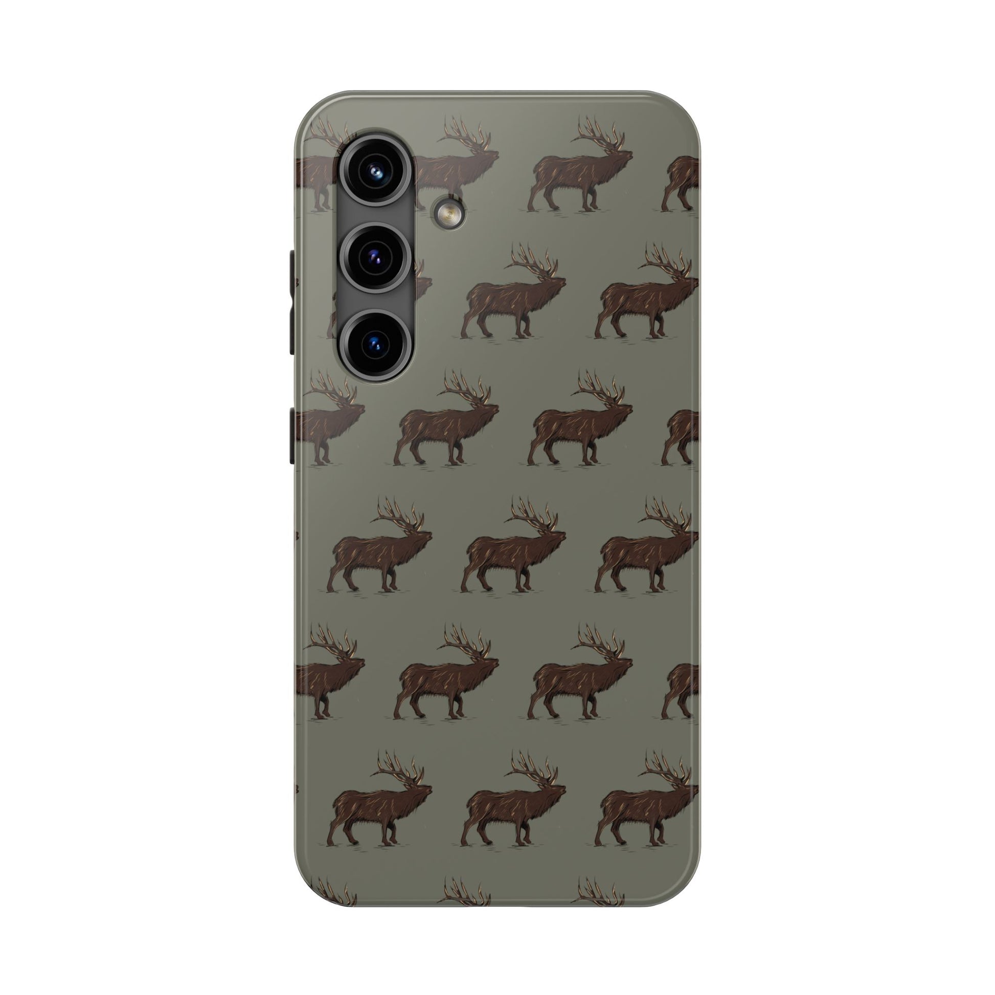 The High Country Elk pattern design for Phone Case by Kempain-Samsung Galaxy S24-
