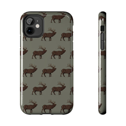 The High Country Elk pattern design for Phone Case by Kempain-iPhone 11-