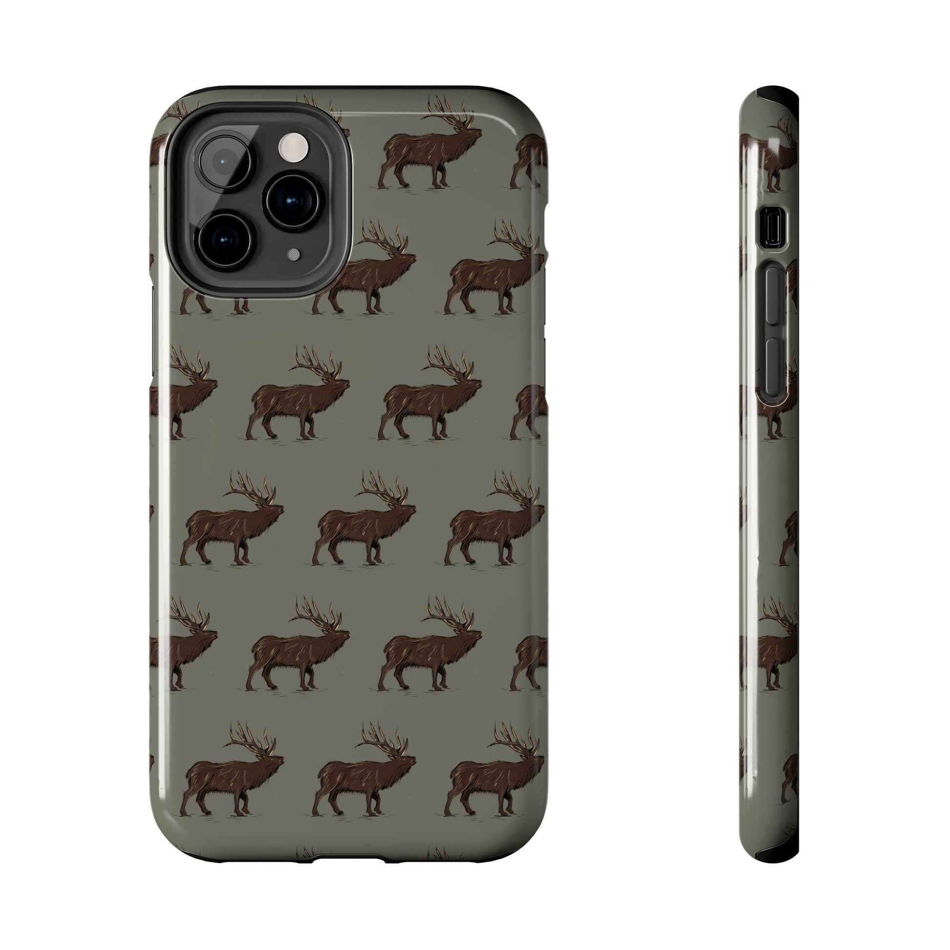 The High Country Elk pattern design for Phone Case by Kempain-iPhone 11 Pro-