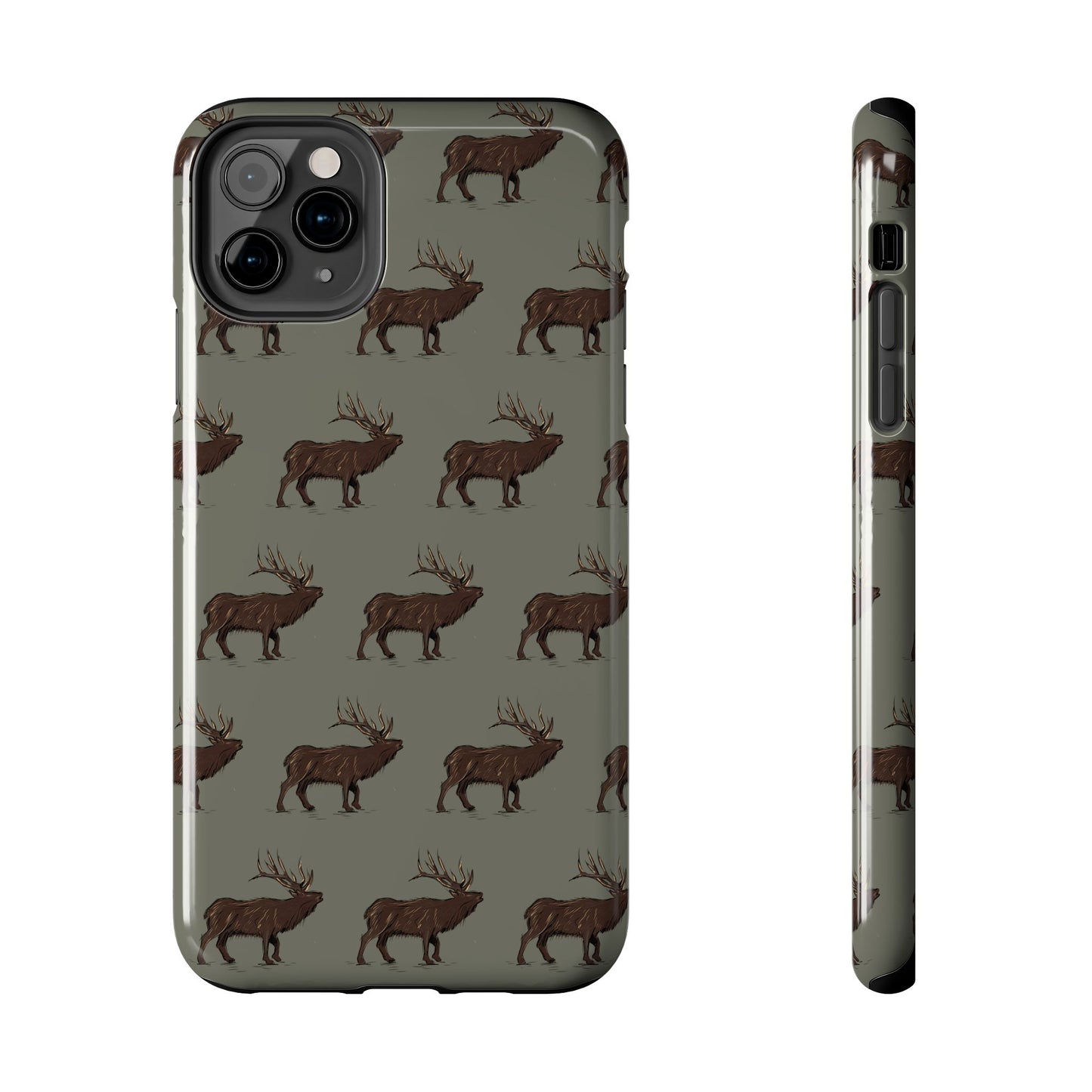 The High Country Elk pattern design for Phone Case by Kempain-iPhone 11 Pro Max-