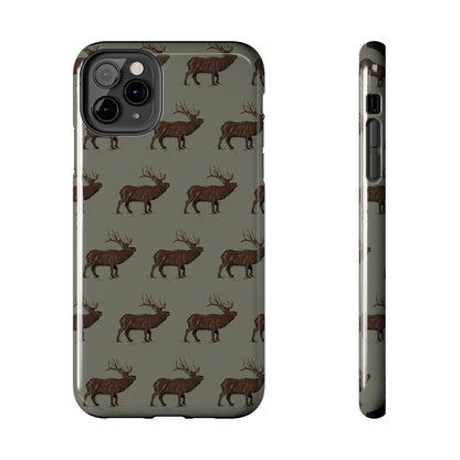 The High Country Elk pattern design for Phone Case by Kempain-iPhone 11 Pro Max-