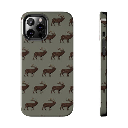 The High Country Elk pattern design for Phone Case by Kempain-iPhone 12 Pro Max-