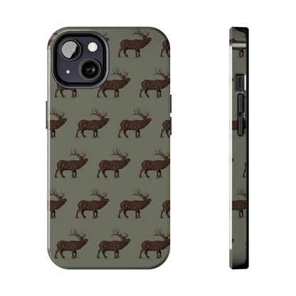 The High Country Elk pattern design for Phone Case by Kempain-iPhone 13-