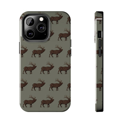 The High Country Elk pattern design for Phone Case by Kempain-iPhone 13 Pro-