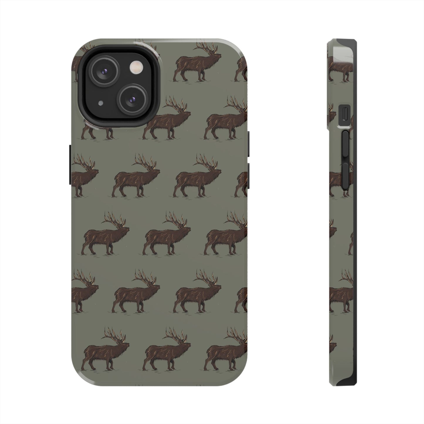 The High Country Elk pattern design for Phone Case by Kempain-iPhone 14-