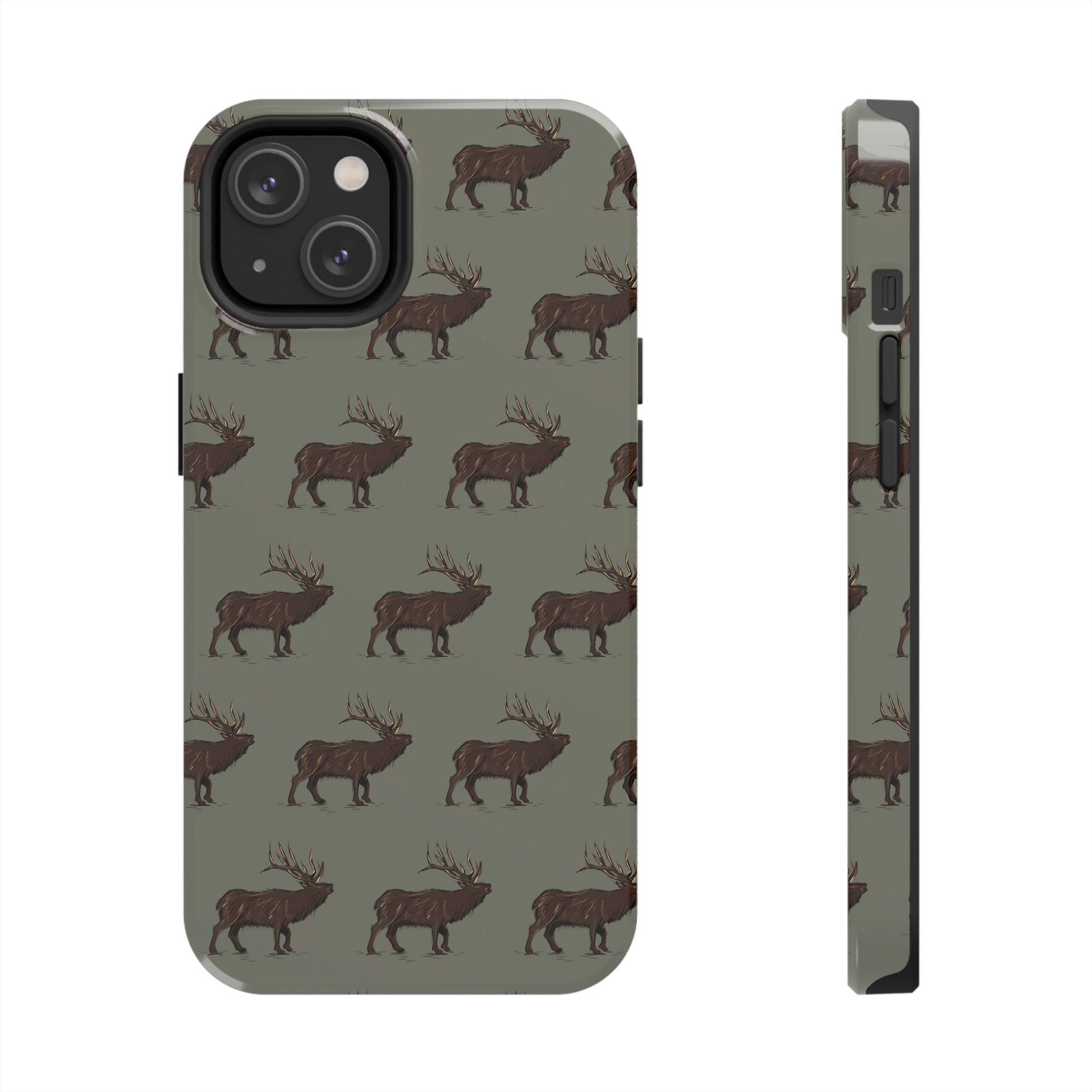 The High Country Elk pattern design for Phone Case by Kempain-iPhone 14-