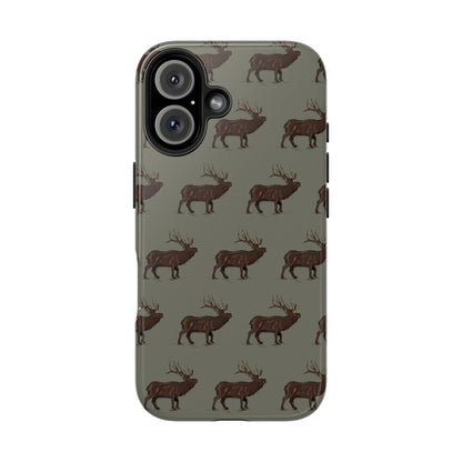 The High Country Elk pattern design for Phone Case by Kempain-iPhone 16-