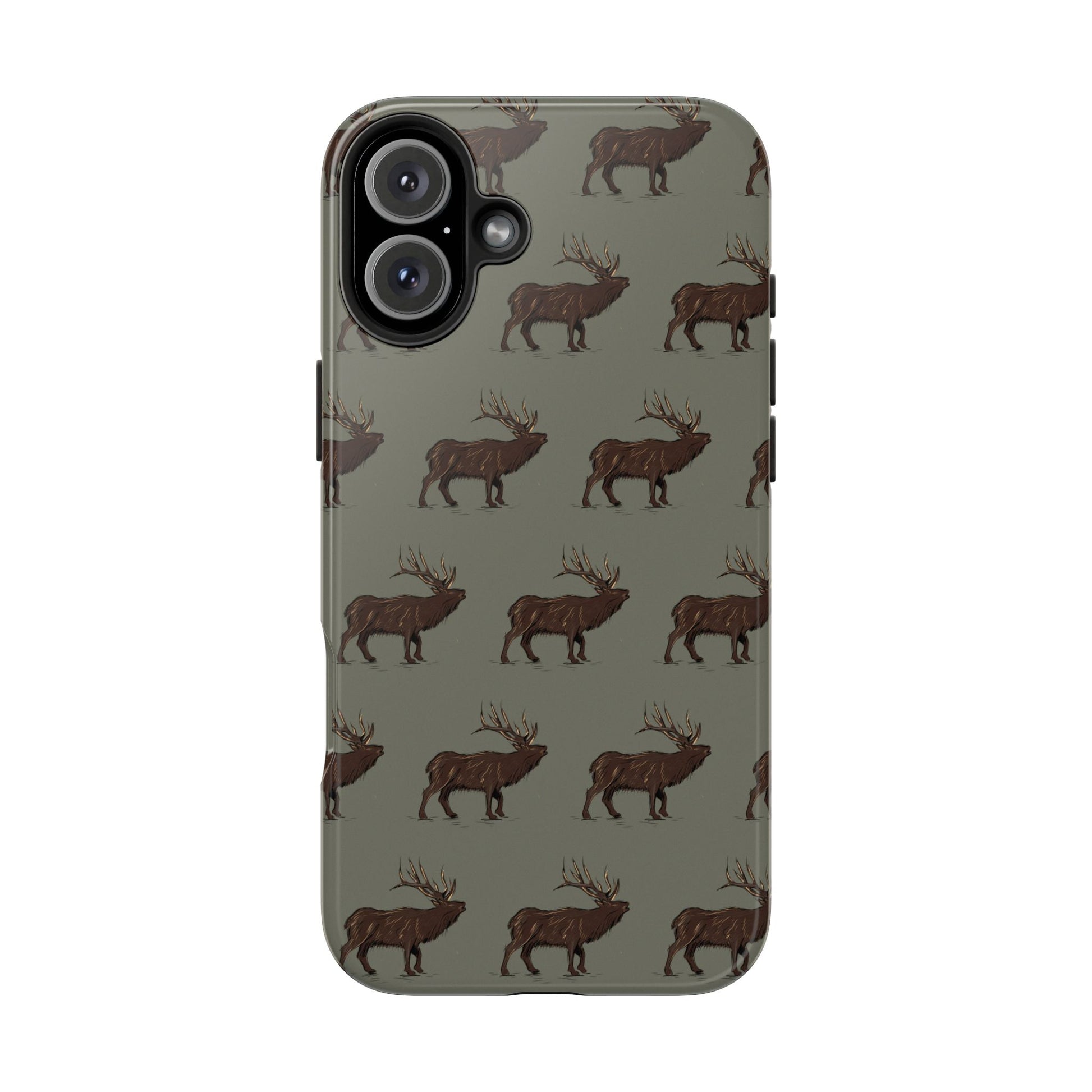 The High Country Elk pattern design for Phone Case by Kempain-iPhone 16 Plus-