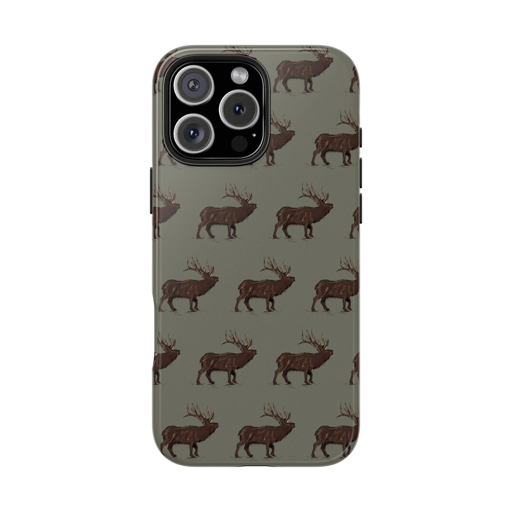 The High Country Elk pattern design for Phone Case by Kempain-iPhone 16 Pro Max-