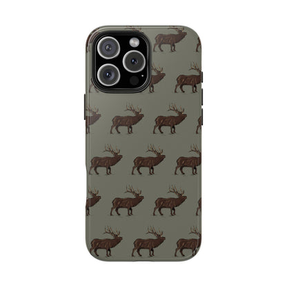 The High Country Elk pattern design for Phone Case by Kempain-iPhone 16 Pro Max-