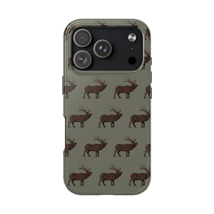 The High Country Elk pattern design for Phone Case by Kempain-iPhone 17 Pro-