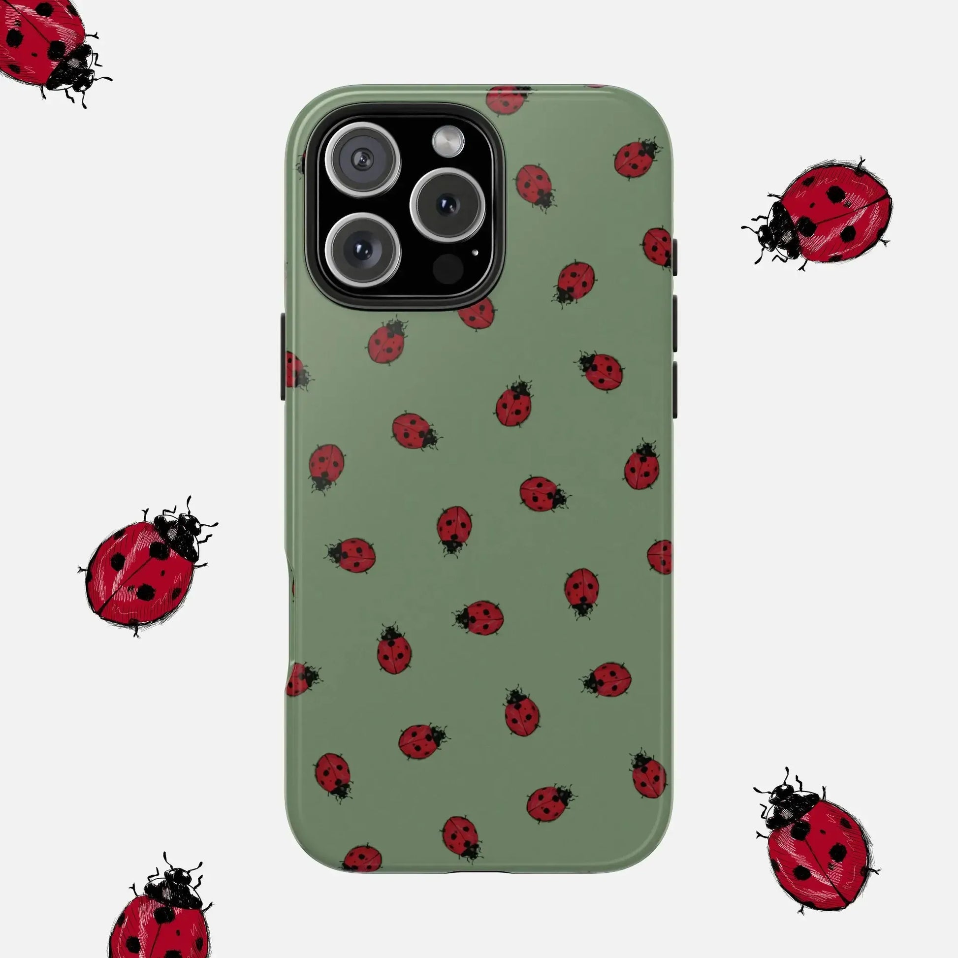 The Ladybug Pattern Phone Case for by Kempain