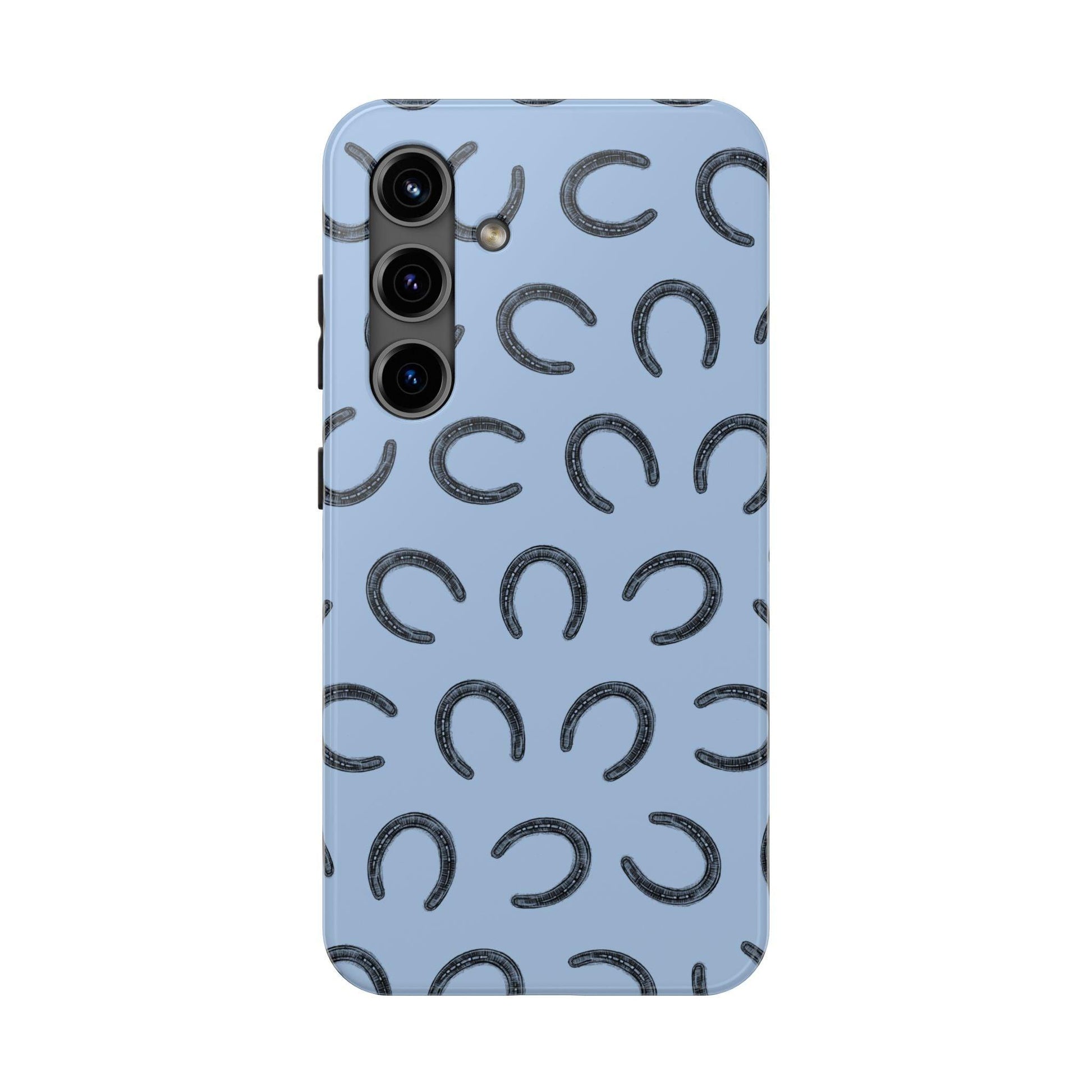 The Lucky Horseshoe Phone Case for Samsung Galaxy S24 by Kempain Family Outfitters.