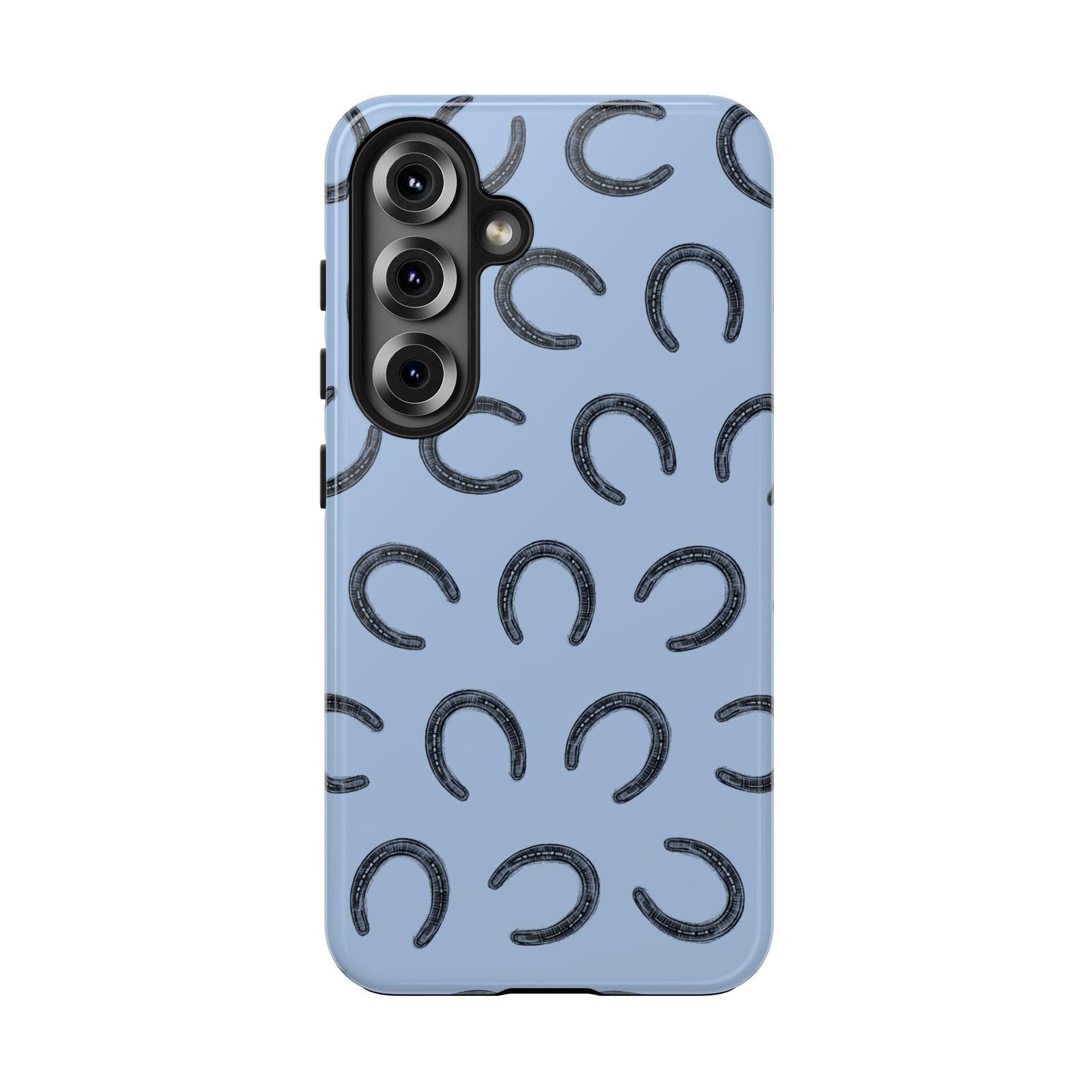 The Lucky Horseshoe Phone Case for Samsung Galaxy S25 by Kempain Family Outfitters.