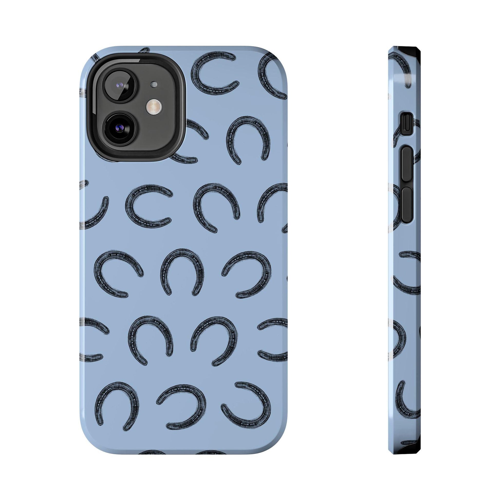 The Lucky Horseshoe Phone Case for iPhone 12 Mini by Kempain Family Outfitters.