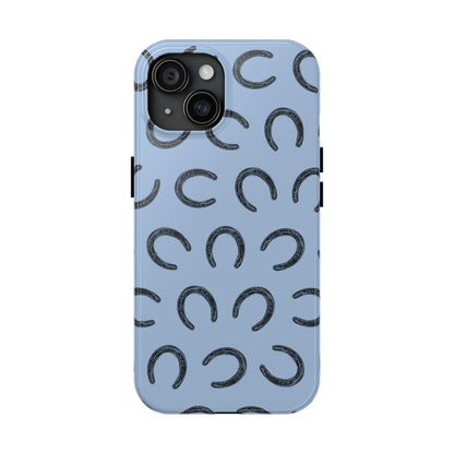 The Lucky Horseshoe Phone Case for iPhone 15 by Kempain Family Outfitters.